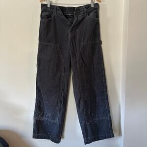 Vintage No Boundaries Mens Corduroy Pants Size 32 Y2K Baggy Carpenter Distressed